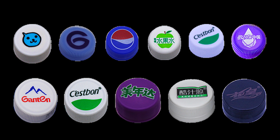 Plastik Kapak Baskı Makinesi Yüksek Doğruluk ve Düşük Bakım 28-38mm