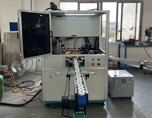 Düz yüzey kapağı baskı makinesi ekran yazıcısı 1-3 renk Hız 50pcs Per Min