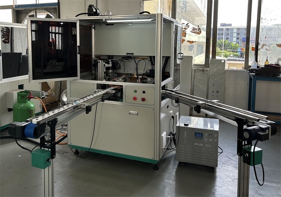 Düz yüzey kapağı baskı makinesi ekran yazıcısı 1-3 renk Hız 50pcs Per Min
