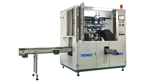 1-Renk 50 adet/dakika Yuvarlak Kavanoz/Kapak Otomatik UV Serigrafi Baskı Makinesi