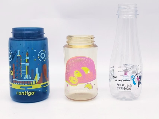 1-8 Renk 85Pcs/Min Plastik şişeler için otomatik UV ekran baskı makinesi