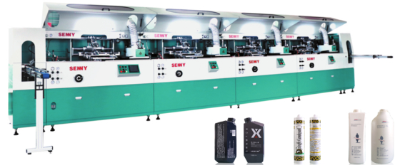 1-8 Renkli 85 Adet/Dakika Otomatik UV Şişe Baskı Makinesi SL1688