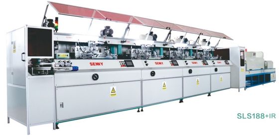 1-8 Renkli Şişe Ekran Yazıcısı Plastik şişeler ve kutular için Servo Motorlu 40pcs/Min