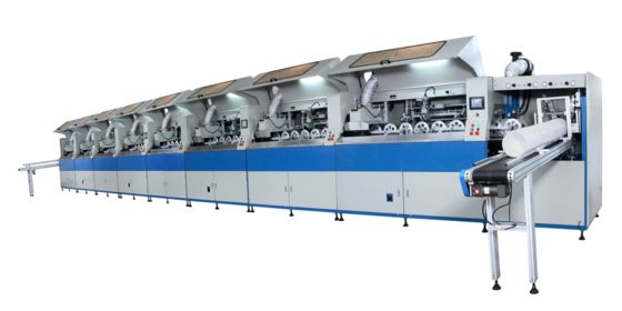 1-5L plastik yuvarlak kova UV baskı makinesi 35pcs/Min