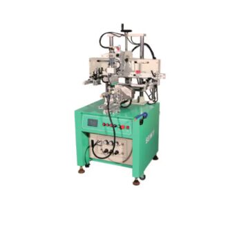 CNC 600 adet/saat Yarı Otomatik Serigrafi Baskı Makinesi Kavisli Şekilli Şişe İçin