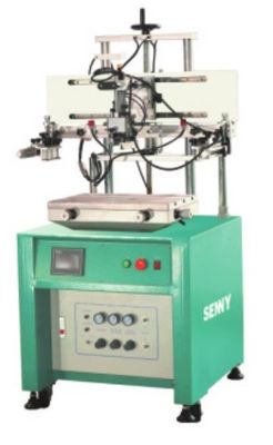 Yüksek hacimli baskı için çok renkli 600 pcs/hr düz ekran baskı makinesi