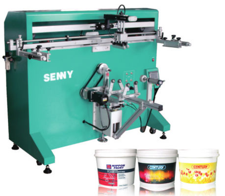 Kova için 1000X250mm 10pcs / Min Yarı Otomatik Serigrafi Baskı Makinesi