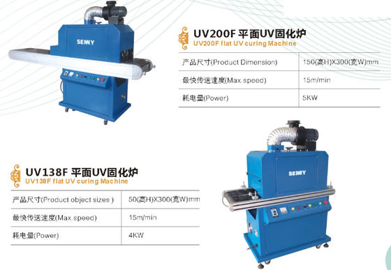 Dakikada 15m 4000W UV Kürleme Makinesi CE Sertifikası