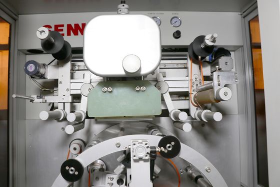 Metal için 380V 4200pcs / Hr 2 Renkli Tüp Serigrafi Baskı Makinesi