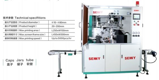 Farmakoloji Endüstrisi için İğne Tüpü Döner Serigrafi Baskı Makinesi