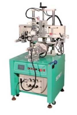 Servo Drive Digital Silk Screen Baskı Makinesi Yuvarlak / Oval Şişe için