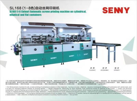 Silindirik Konteynerler İçin OEM İlaç Serigrafi Baskı Makinesi