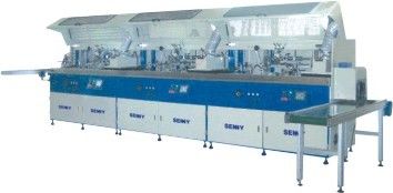 Sıcak Damgalama ve Etiketleme Fonksiyonlu Karmaşık Şekiller Serigrafi Makinesi 380V L