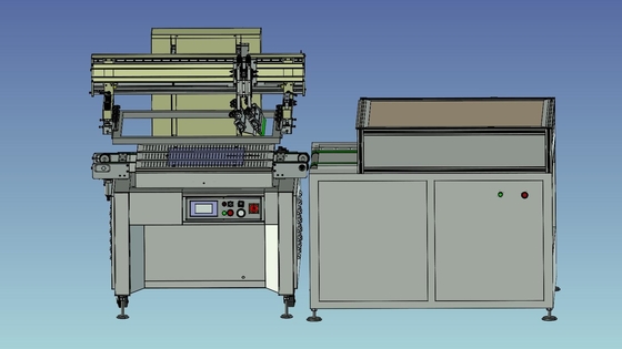 220V 50HZ Servo Asansörlü Düz Daire Kartı Baskı Makinesi