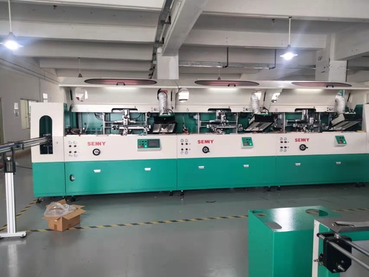 Tam otomatik çok formatlı şekiller konteyner şişeler için UV ekran baskı makinesi