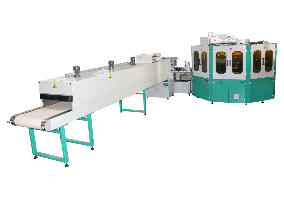 Bebek Besleyici Şişeler ve Damlacık Bardaklar için IR Kürlemeli Besleme Şişesi CNC Ekranlı Yazıcı 1-6 Renk
