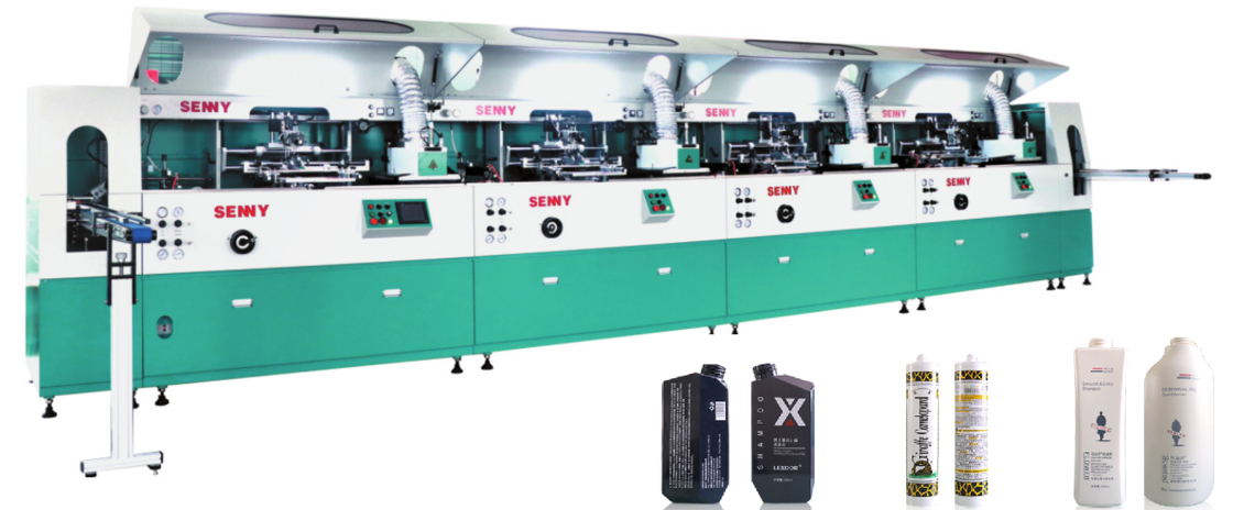 1-8 Renkli 85 Adet/Dakika Otomatik UV Şişe Baskı Makinesi SL1688