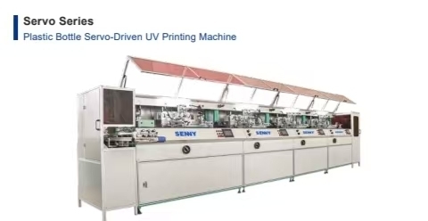 1-8 Renk 70 Pcs/Min Servo-Driven Plastik Şişe UV Baskı Makinesi