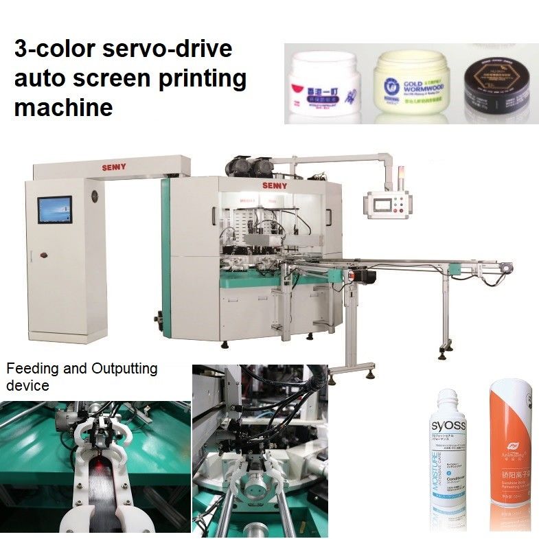 Endüstriyel 3 Renk 60Hz Çok Renkli Serigrafi Makinesi 250x160mm