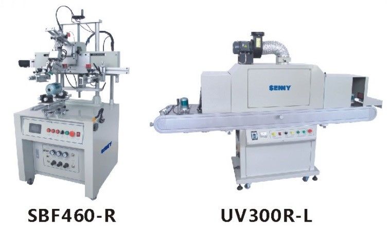 Araç Yağ Filtresi için Yarım Otomatik İpek Ekran Baskı Makinesi UV Düzeltme
