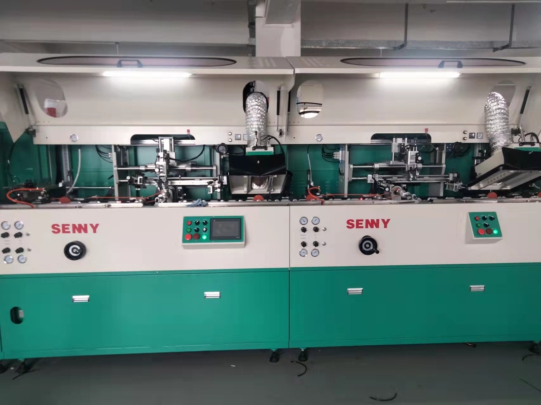 UV IR Kürlemeli Çok Renkli Konteyner Silindirik Serigrafi Baskı Makinesi